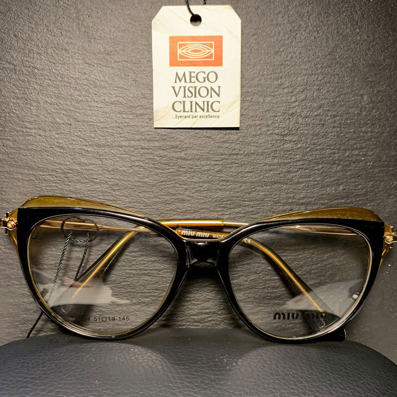 photo of model optical frames